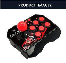 4-in-1 Retro Arcade Station USB Wired Rocker Fighting Stick Game Joystick Controller for Switch Games Console vs x12 x40 facotry outlet