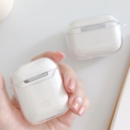 Transparent Clear 1.8MM TPU Soft Earphone protector Case Cover For Airpods pro 1 2 3 300pcs/lot