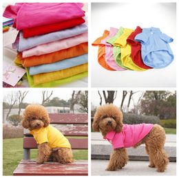 Pet Dog Odzież Moda Bawełna Kamizelka Zima Ciepły Pies Płaszcz Teddy Cute Trendy Bluza Outerwears DHL Darmowa Wysyłka