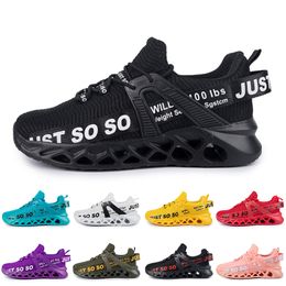 wholesale mens womens running shoes trainer triple blacks white red yellow purple greens blue orange light pink breathable outdoor sports sneakers