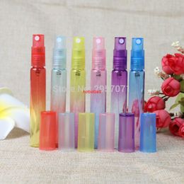 Wholesale 102pcs/lot Makeup Empty Colorful Glass Perfume Bottle Spray Atomizer Parfum Bottles Cosmetic Packaging Free Shippingpls order