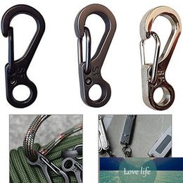 5pcs/lot Mini Spring Cord Buckle Clasp Buckle Snap Hook Carabiner Mountainer Keyring Key Chain 3 Colors