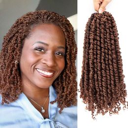 Passion Twist Hair 24" Water Wave Crochet Hair Passion Twist Long Bohemian Twisted Crochets Synthetic Braiding Hair Extensions LS01