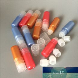 20pcs 3ml roll on bottles for essential oils roll-on refillable perfume bottle deodorant containers with White lid