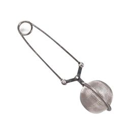 2021 Stainless Steel Tea Ball Spoon Tea Mesh Ball Infuser Strainers With Handle kitchen tools