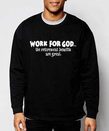 Wholesale-Christian Work For God new autumn winter fashion men sweatshirt hoodies hip hop streetwear cotton clothing1