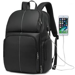 Backpack COOLBELL 17. 3Inch Laptop Business Travel Night Line Reflective Nylon Waterproof Anti-theft Student1