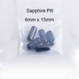 sapphire pills 4mm 6mm 10mm Quartz terp pearl dab ball Insert Luminous Glowing Blue Green Clear Quartz Pearl for Quartz Terp Slurpers Banger