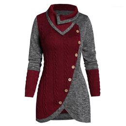 Women's Sweaters Winter Color Block Sweater Women Pullover Autumn Clothes Sweter Tops For Womens 2021 Pull Femme #30481
