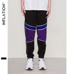 INFLATION Patchwork Joggers Sweatpants Men's Hip hop Swag 2020 Fashion Track Trousers Male Streetwear Elastic Waist Pants LJ201104