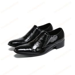 Spring Autumn Men Party Leather Shoes Male Wedding Formal Dress Shoes Plus Size Black Business Office Shoes