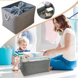 Storage Bags Basket Thermal Fabric Toy For Clothes Toys Box Laundry Organiser