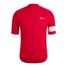 2021 Summer Rapha Team short sleeve Cycling Jersey Mens quick dry mountain bike shirt racing tops MTB bicycle uniform outdoor sportswear Y21041010