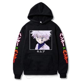 Fashion-2020 Anime Hunter X Hunter Killua Leorio Kurapika Gon Hisoka Pullover Hoodie Streetswear Tops