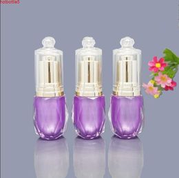 10 pcs Free Shipping ml Purple Plastic Bottle Glass Dropper Tattoo Pigment Perfume Cosmetic Packaging Container Christmasgood qualtity