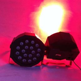 -18W 18-LED RGB Auto e Voice Control Party Stage Lights Black Top Leds LED Nuove e PAR di alta qualità