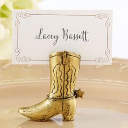200PCS Western Country Cowboy Boot Place Card Holders Wedding Decoration Gifts Party Table Supplies Bulk LX4178