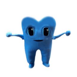 2019 Discount factory sale Blue tooth Mascot Costumes Cartoon Character Adult Sz