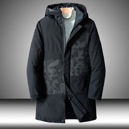 Winter Jacket Men Parka Warm Coats Men's Casual Hoody Thick Jackets Medium-long Snowjacket Male Camo Outdoor Windbreaker 201028