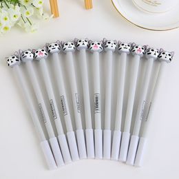 40 PCs Neutral Popular Cartoon Expression Cute Signature Pen for Writing Office School Tools Wholesale Gifts 201202