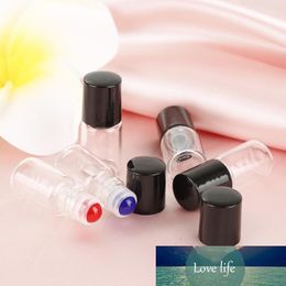 10pc/set transparent essential oil bottle ball bottle glass material multi-color optional 2ml with Glass Roller Balls essential