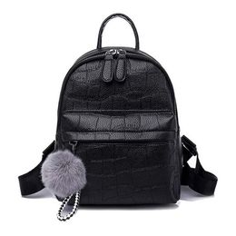 Mini Backpacks Women PU Leather Cute Small bag Female Back Pack Black Backpacks for Teen Girls Travel Bagpack Woman