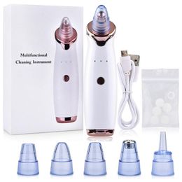 2020 Pore Vacuum Suction Blackhead Remover Skin Care Diamond Dermabrasion Machine Acne Pimple Removal Face Clean Tool