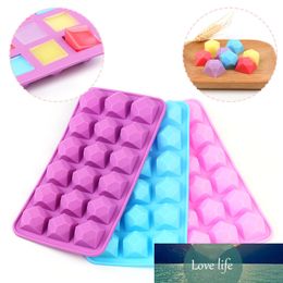 3D Silicone Ice Cube Diamond Shape Make DIY Cube Trays Molds ForCandy Cake Pudding Chocolate Whiskey Molds Tool