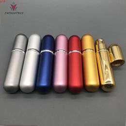 Free Ship 14pcs colored Portable Mini Perfume Pen Refillable Spray Bottle Empty Aluminum Parfum Atomizer containergood qualtity