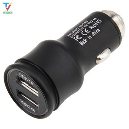 Mini Car Charger 2.4A Dual USB Fast Charging Universal Mobile Phone in Car Charge Tablet GPS For iPhone 11 Xiaomi Samsung Huawei 200pcs/lot
