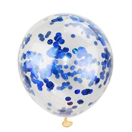Multi Type Sequins Transparent Ballon 12 Inches Valentines Day Halloween Christmas Graduation Party Decoration Air Balloons New 0 19tt L2