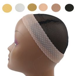 -Parrucca in silicone trasparente Fascia morbida a forma di goccia a forma di goccia parrucca di pizzo con impugnatura Estensione per capelli Sport Silicon Wig Band