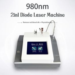 2in1 Diode Laser Spider Vein Removal Physiotherapy Equipment Vascular Remover Therapy Red Blood Vessels Treatment Beauty Clinic Use Machine