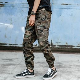 Can Be Customised Fashion High-quality Camouflage Overalls Men's Straight Leg Waist Multi-pocket Casual Pants Size 28-38