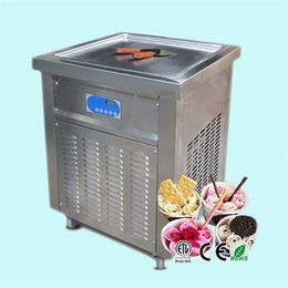 Free shipping to door ETL CE FREE SHIPMENT TO DOOR Food Processing Equipment 52x52CM SQUARE PAN ROLL ICE CREAM MACHINE