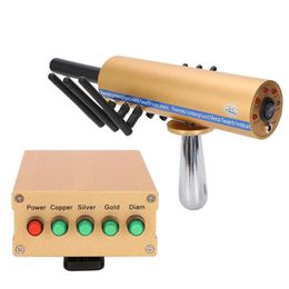 Aks remote metal detector 6 antennas gold silver copper coin diamond plastic box plus carton transportation