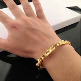 2020 Newest gold Bracelets Big brand style charm double head bracelet high quality plating Colour high-end