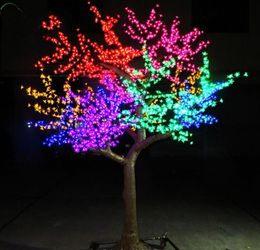 Outdoor LED Artificial Cherry Blossom Tree Light Christmas Tree Lamp 3456pcs LEDs 9.8ft/3M Height 110VAC/220VAC Rainproof Drop Shipping