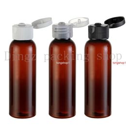 free shippingfree shipping 60ml brown round shoulder flip top perfume oils bottle wholesale suppliers 50pcs/lot