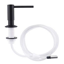 Samodra Sink Soap Dispenser and Extension Tube Kit Brass Pump Head Kitchen Bathroom Easy To Install