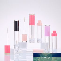 5ML Empty Lip Gloss Bottle,Pink cap DIY Plastic Lipgloss Tube,Beauty cosmetic packing container Lip gloss Containers