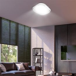 85-265V Светодиодный потолочный светильник квадратный формы огни гостиной спальни лампы бесступенчатые димминг (18 Вт) высокие яркие премиум