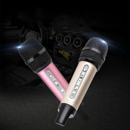 Mini Portable car microphone FM wireless Bluetooth cell phone sing it K full microphone Shen Mai compatible mobile computer