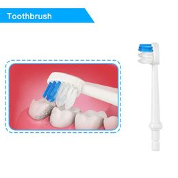 4x Replaceable Toothbrush Head Portable Dental Water Flosser Jet Tips Nozzle For Oral Irrigator Dental Water Floss Teeth Cleaner