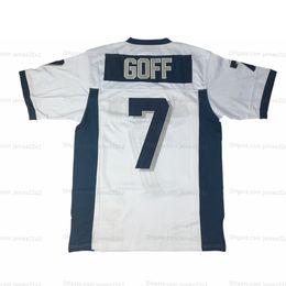 Custom Jared Goff 7# High School Football Jersey Ed White Any Name Number Size S-4xl Jerseys Top Quality