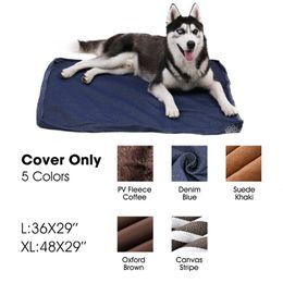 Large Dog Bed Cover Washable Replacement Small Pet Cat Cushion Removable Cover For Pet Cat Dog Kennel Mat Cosy Warm Nest Bed LJ201203
