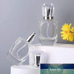 30ml Clear Glass Perfume Sprayer Nozzle Bottle Transparent Scent Vials Cosmetic Parfume Fine Mist Packing Containers 10Pieces