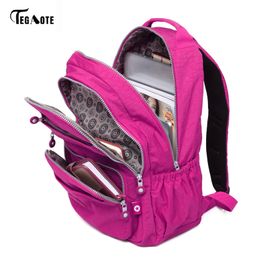 Fashion Women Backpack High Quality Nylon Backpacks For Teenage Girls Female School Shoulder Bag Sac a dos mochila