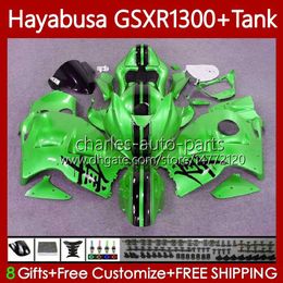 Bodywork For SUZUKI Hayabusa GSXR 1300 CC GSX-R1300 GSXR-1300 96-07 74No.60 1300CC GSXR1300 96 97 98 99 00 01 GSX R1300 Light green 2002 2003 2004 2005 2006 2007 Fairing