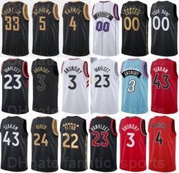 Printed 75th Anniversary Basketball Chris Boucher Jersey 25 Thaddeus Young 21 Khem Birch 24 Malachi Flynn 22 Vince Carter 15 Tracy McGrady 1 Man Woman Youth